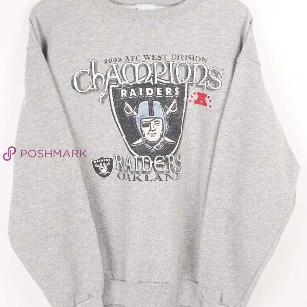 2002 OAKLAND RAIDERS Crewneck Sweatshirt unisex shirt luismercado3533